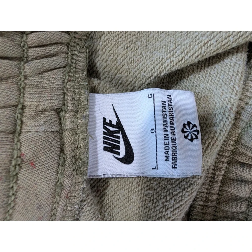 Nike Sportswear Kids Fleece Joggers Oil Green  Size Large